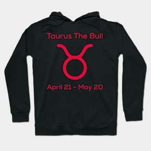 Taurus The Bull, Zodiac Hoodie